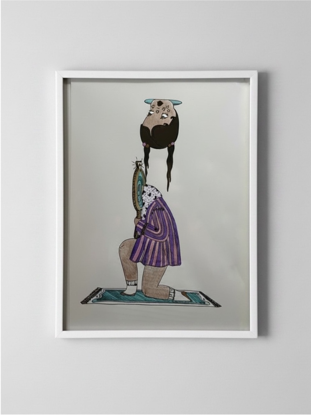 🪞Valfré Surrealist Pop Art Another Dimension Print ~ 11x8